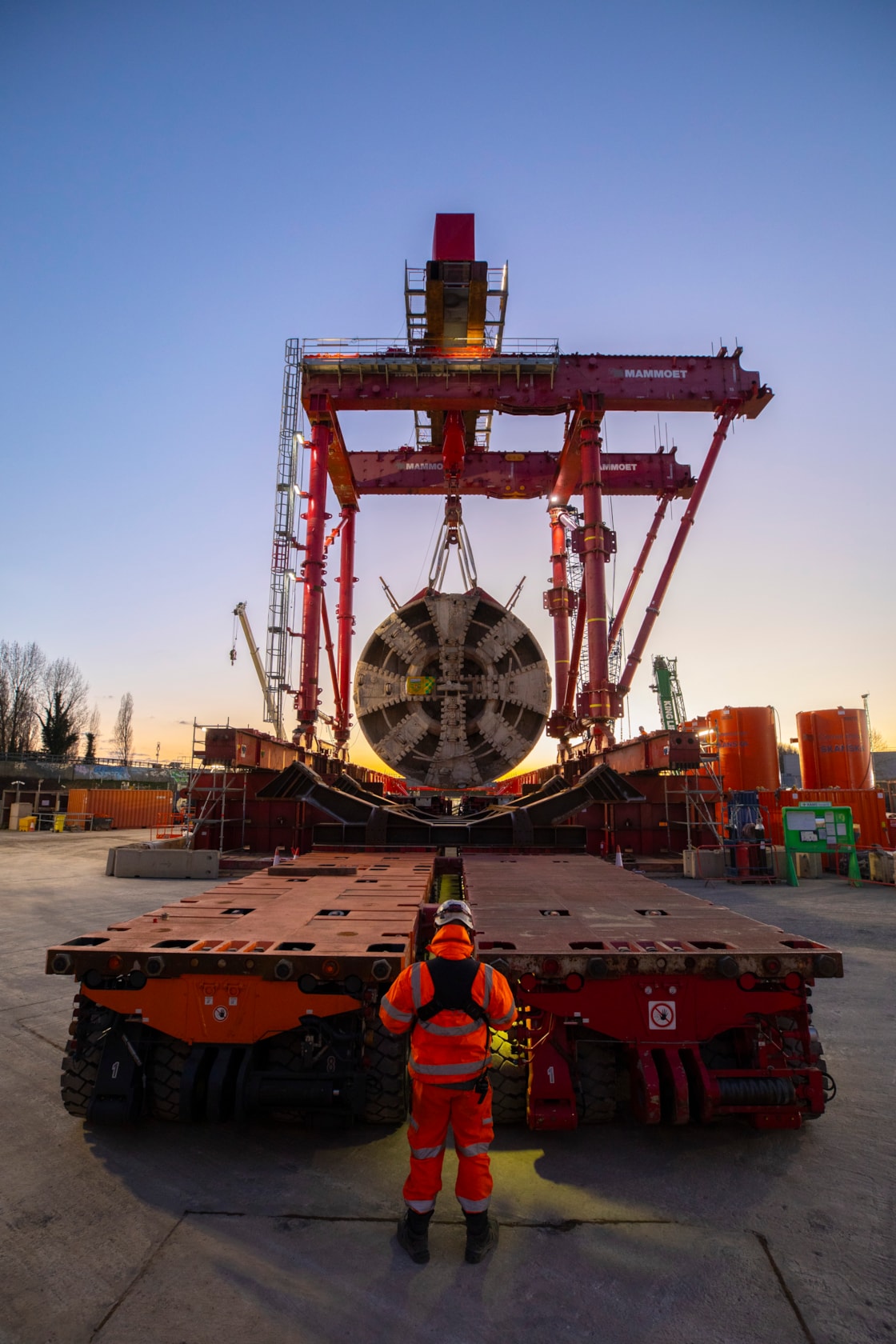 TBM Sushila removed after completing 5-mile journey to construct HS2's Northolt Tunnel under the capital-6: Following its 5-mile drive underneath the capital, HS2 lifted Tunnel Boring Machine (TBM) ‘Sushila’ out of the ground at the Green Park Way site in Greenford, West London.
 
The cutterhead, front and middle shield, weighting 880 tonnes, were lifted from the vent shaft in one piece on Saturday, March 15, using a 750 tonne gantry crane. The TBM – with a cutterhead spanning 9.48 metres in diameter – was launched from West Ruislip in October 2022 and completed its journey in December 2024. TBM Sushila excavated over 1.2 million tonnes of earth and installed 4,217 tunnel rings.
 
TBM Sushila was used to construct part of the Northolt Tunnel – an 8.4-mile tunnel being built by four TBMs which will take HS2 trains from Old Oak Common Station to the outskirts of the capital.

Copyright - HS2 Ltd