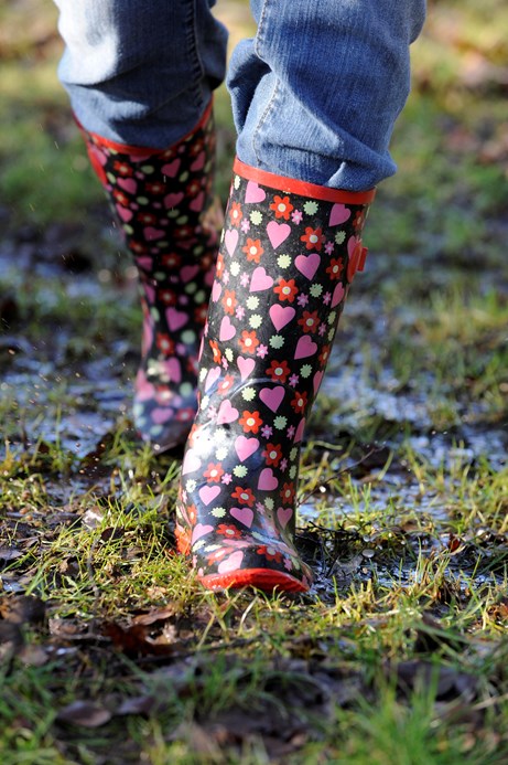 Wellies in mud - Image by Lorne Gill from NatureScot