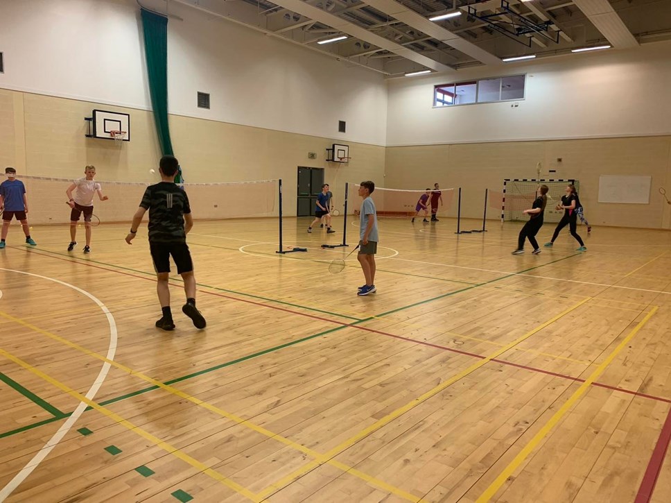 Active schools badminton