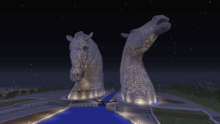 The Kelpies recreated in Minecraft, screenshots courtesy of 4J Studios © Mojang and Microsoft-2