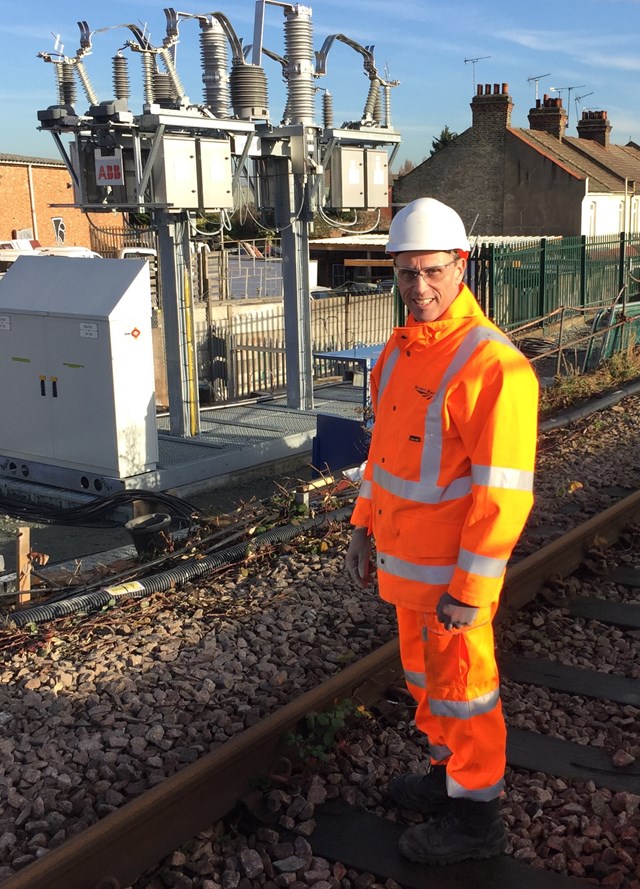 Network Rail project manager Gary Desmond railway