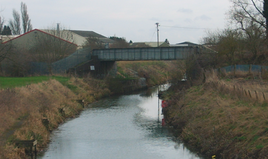 River remains open for replacement railway bridge works at Whittlesey: Harts Bridge Whittlesea