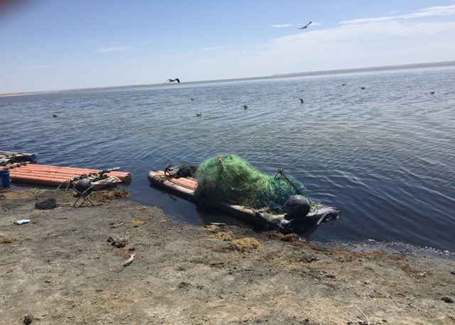 Fishing in La Nin?a Lagoon in Sechura Desert Laurie - Research News Scotland