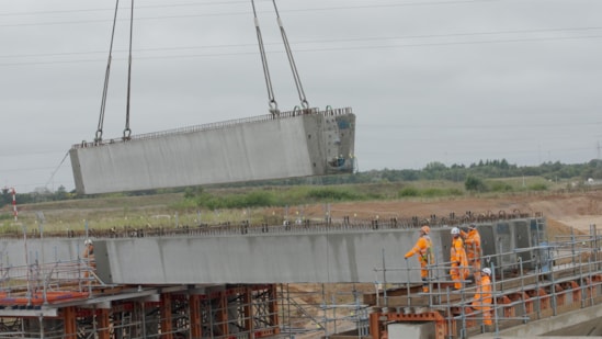 Beam close up: Interchange Station takes step forward with bridge progress-6