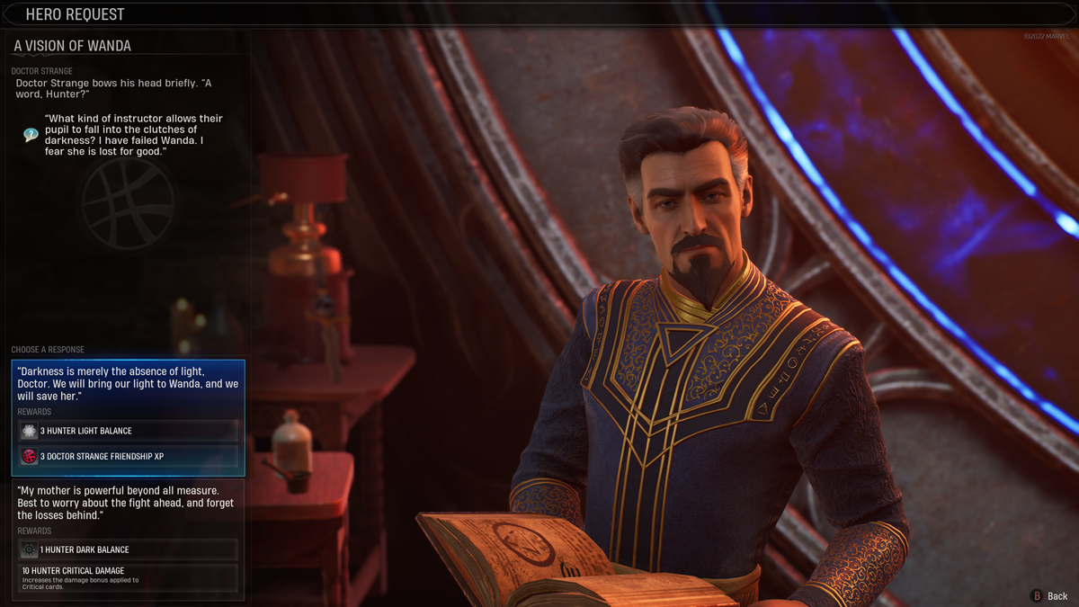 Marvel's Midnight Suns - Screenshot - Doctor Strange's Quest