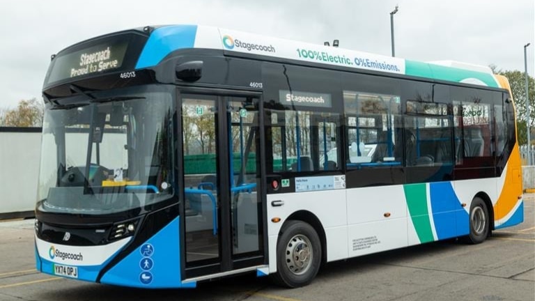 Stagecoach new electric bus cropped