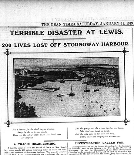 The Oban Times, January 11, 1919