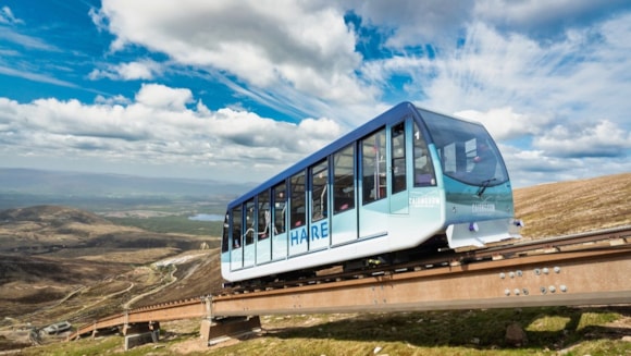 Annual maintenance and remediation work confirmed for Cairngorm funicular railway: Cairngorm funicular May 2023 cropped-2