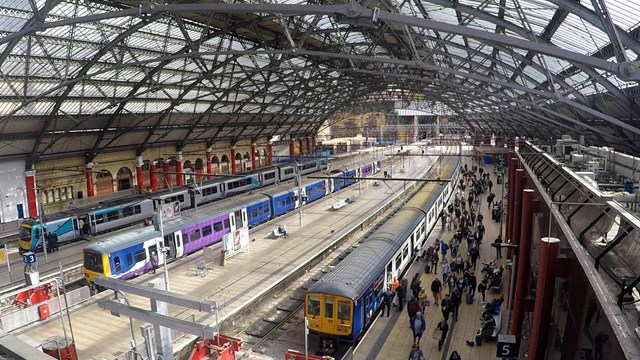 Liverpool Lime Street's top travel tips for Grand National racegoers: Liverpool Lime Stree high angled