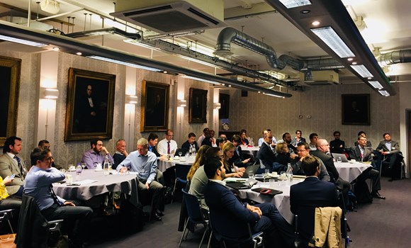 Over 50 people attended a briefing at the Institute of Materials, Minerals and Mining