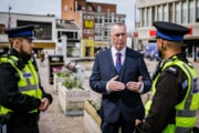 PCC Blackpool with PCSOs: PCC Blackpool with PCSOs