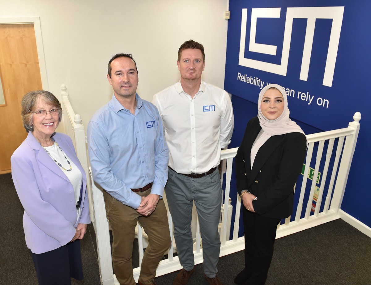 From left, Cllr Carole Haythornthwaite, Paul Rava, Richard Campbell and Cllr Lubna Khan