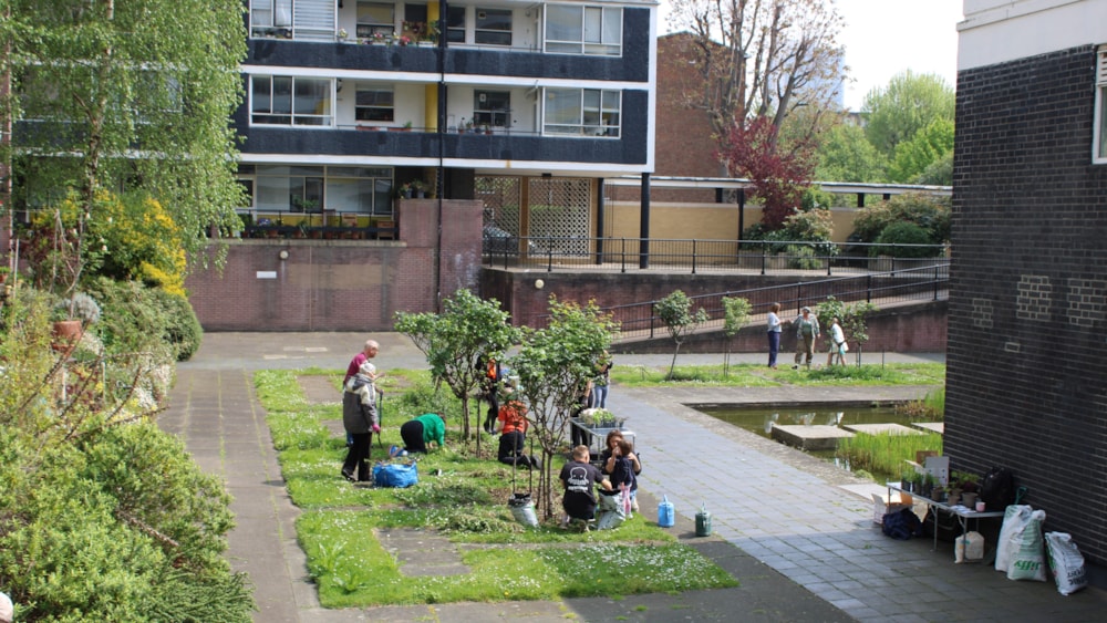 Spring Gardening Day Blooms with Community Spirit on Golden Lane Estate