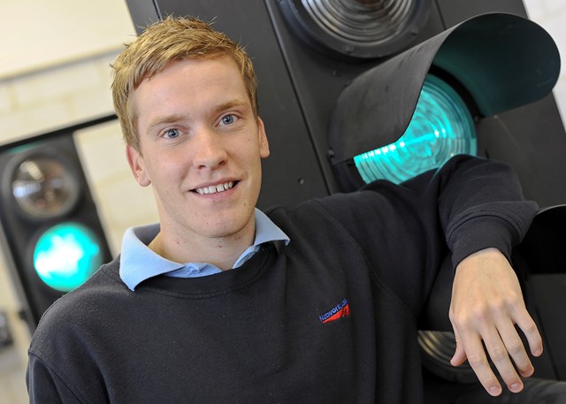 Network Rail apprentice Luke Boggis, Ipswich