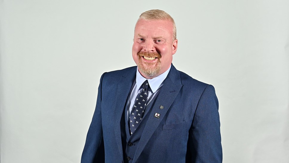Councillor Damian Corfield, cabinet member for highways and environment