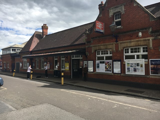 Front of Newbury station