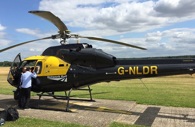 Paddington Station 24/7 takes to the skies with Network Rail's aerial survey team: Heli 1