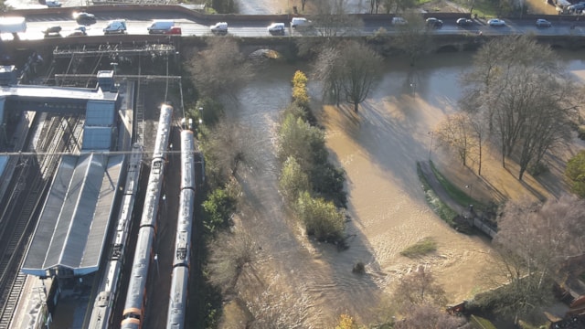 Northampton flooding update: passenger disruption continues as major rail repairs begin: Northampton station flooding aftermath