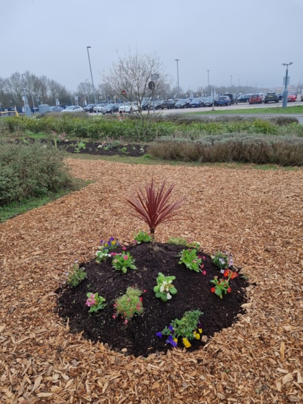 Green space at Oxford Parkway