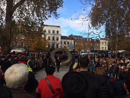 Remembrance Sunday 2018 at Islington Memorial Green