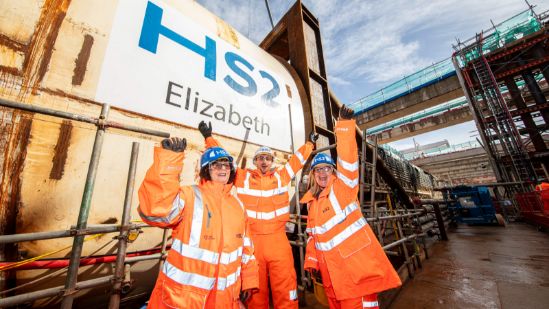 The last HS2 tunnel boring machine in the West Midlands starts digging towards Birmingham: THEBRO~1