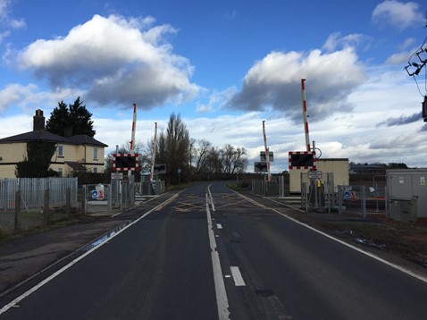 Chettisham level crossing 2