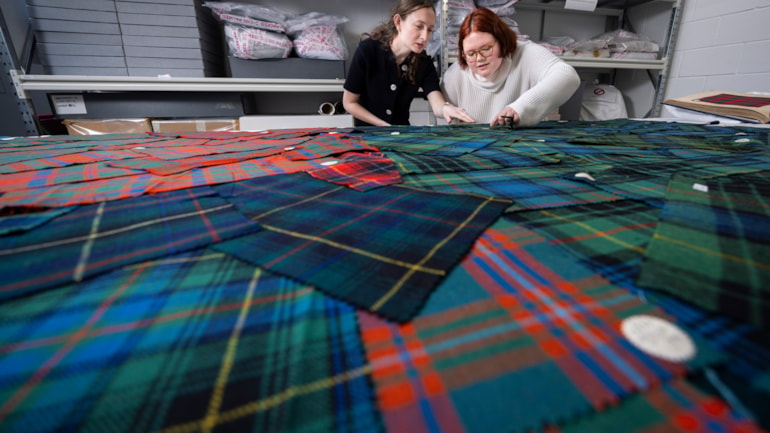 Historic tartan archive gifted to the nation will transform understanding of Scotland’s textile heritage