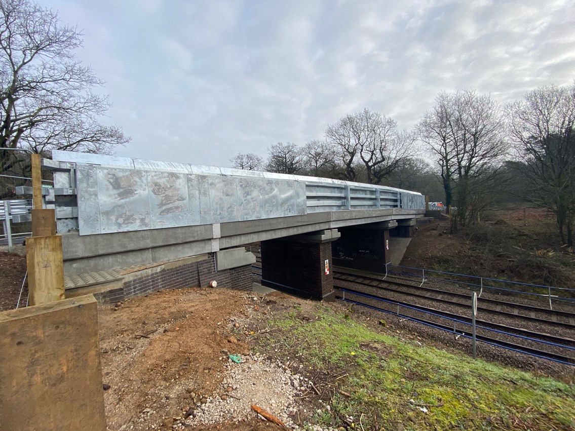 Two new bridges for Norfolk as replacement works complete: Eccles Heath Bridge complete 1