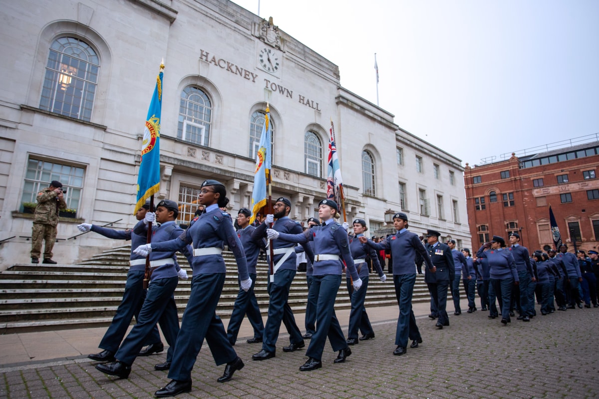 Hackney's Remembrance Day parade 2024