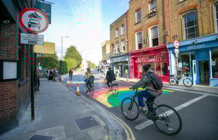 Stoke Newington low traffic neighbourhood, one of 19 introduced in Hackney in the last three years