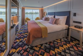 A cabin on Saga's river cruise ship 'Spirit of the Rhine'
