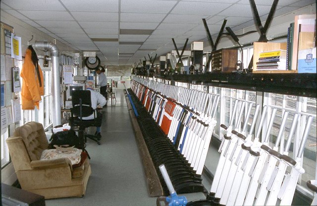 Severn Bridge Junction signal box clock