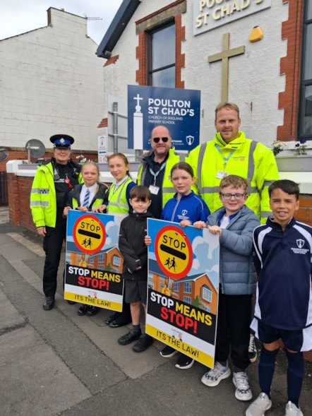 Stop Means Stop session at Poulton St Chad's