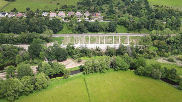 High Peak rail journeys secured after New Mills landslip repairs: The completed work