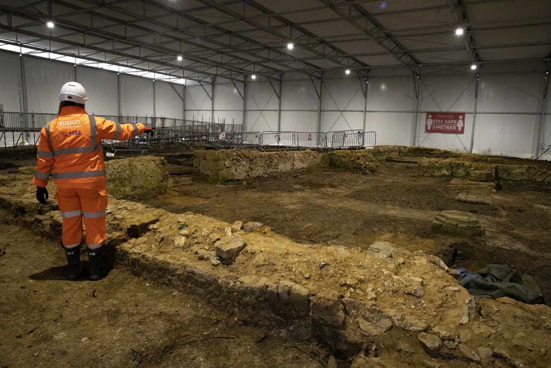 Archaeologists are working to excavate the site of St Mary's Church in Stoke Mandeville: The remains of a medieval church in Stoke Mandeville are being excavated by archaeologists working on the HS2 project.

Tags: Archaeology, St Mary's, Stoke Mandeville