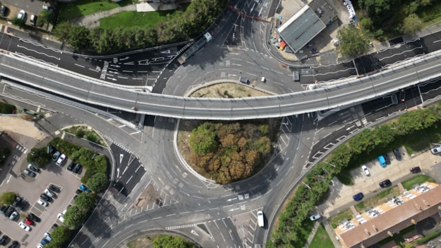 TfL Image - Gallows Corner works complete 1