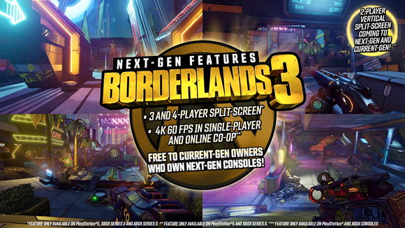 Borderlands 3 next gen new arrivals