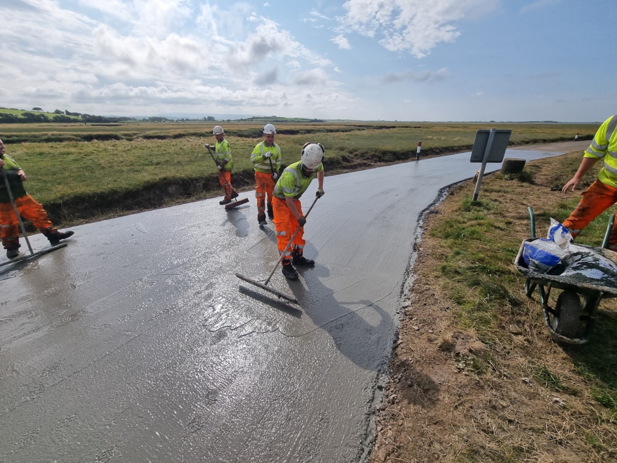 Sunderland Point Grouting Process