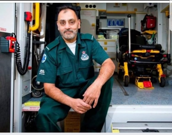 QAMs awarded to Scottish Ambulance Service staff members: Araf Saddiq