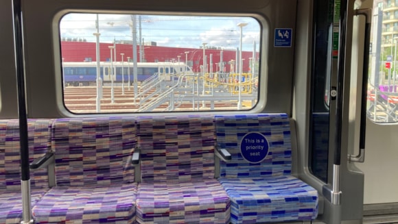 TfL unveils new look for priority seating as it launches seventh annual Priority Seating Week: TfL Image - Priority seating moquette 1
