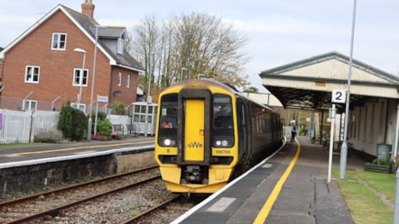 Class 158 at Dorchester West