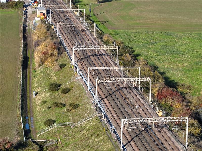 Hanslope junction from above-2