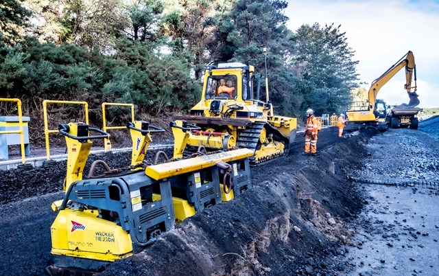 Track renewal as part of Inverness airport project