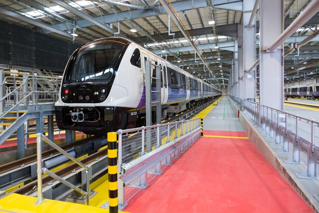 Class 345 at Old Oak Common depot - copyright Transport for London