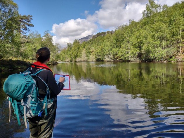 Successful river restoration scheme for graduates returns: A Working with Rivers placement with Beauly District Salmon Fishery Board