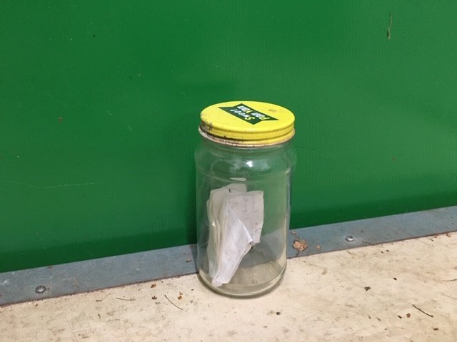 Caterham Station Time Capsule Jar