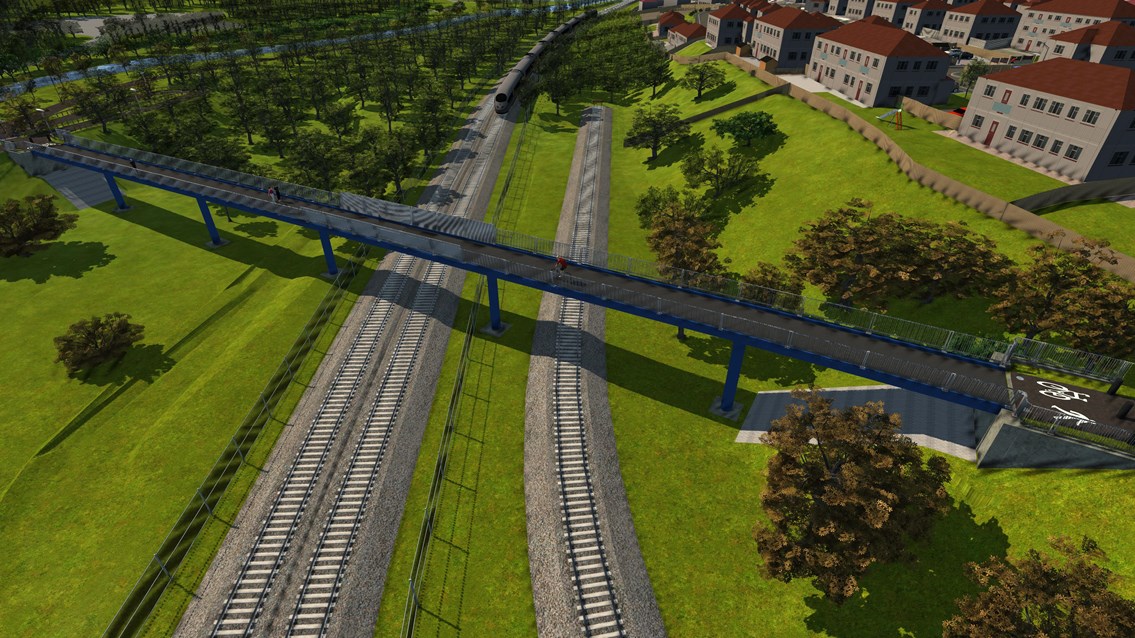 Levenmouth Rail Link plans for new bridge: Bridge Looking West-2