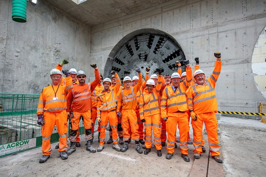HS2 launches new tunnelling operative career opportunities: HS2 celebrates historic first tunnelling breakthrough
