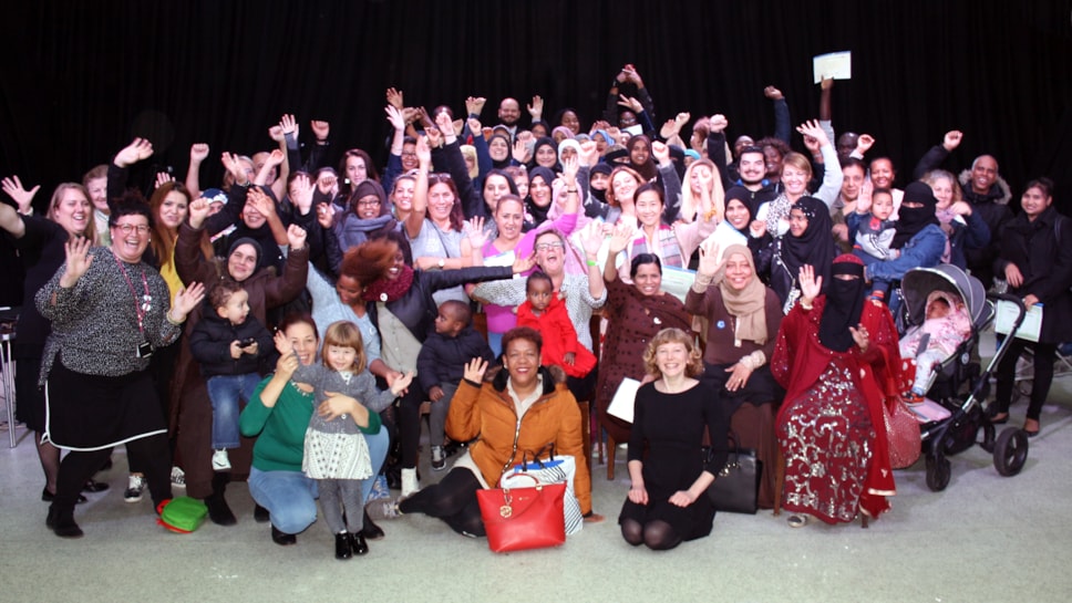 Group photo from ESOL award ceremony 2