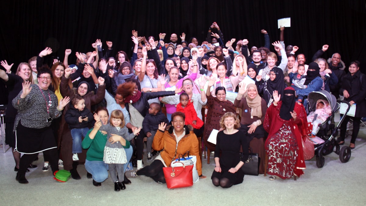 Group photo from ESOL award ceremony 2